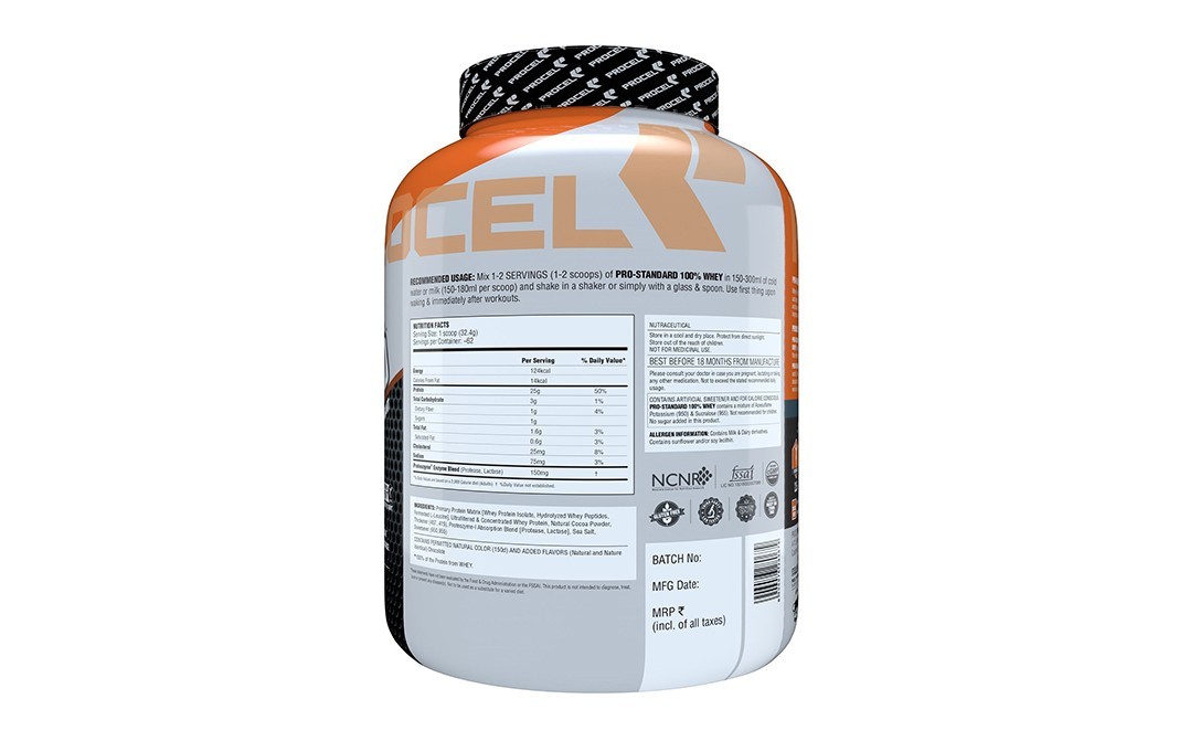 Procel 100% Whey Pro-Standard Chocolate Irish Cream Flavor   Jar  2 kilogram